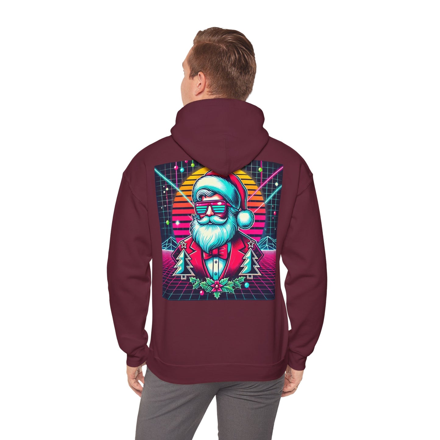 Santa Claus Techno (2) - Hoodie