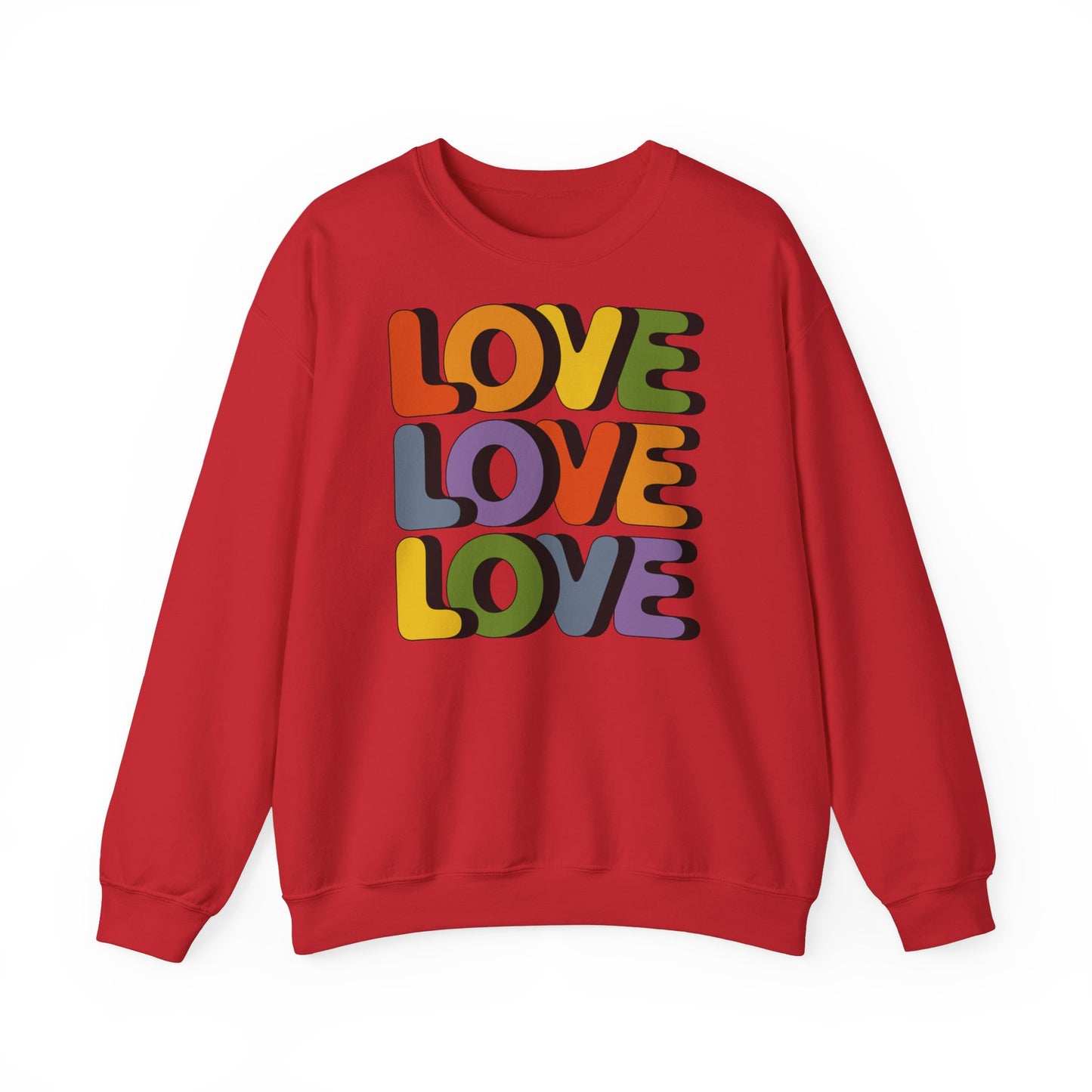 Unisex Sweatshirt - LOVE LOVE LOVE