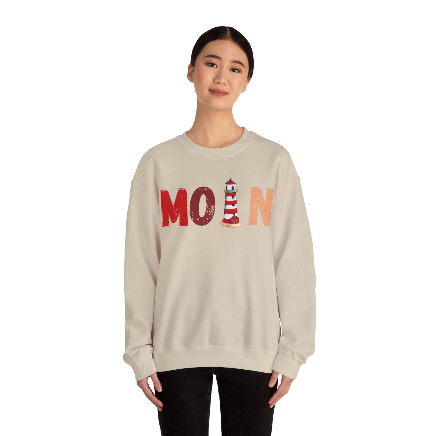 Unisex Sweatshirt -  Moin mit Leuchtturm