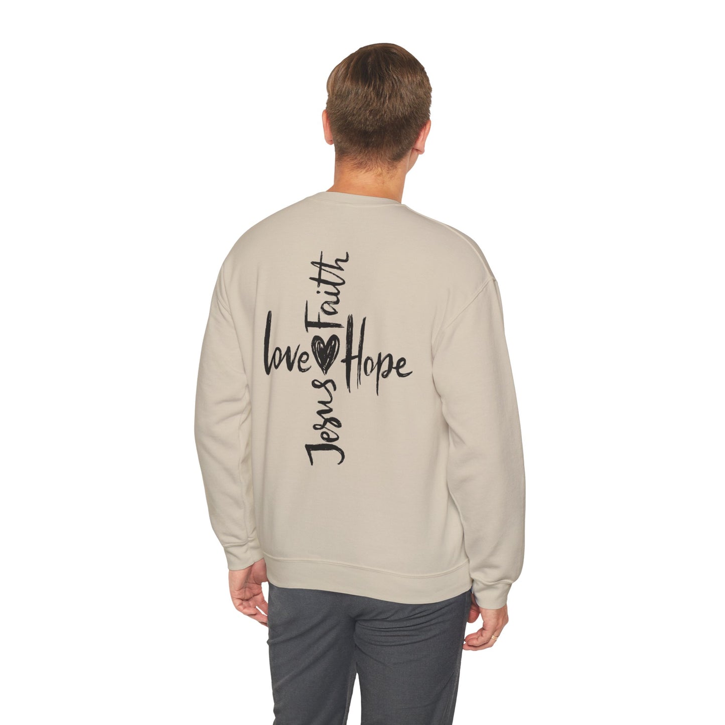 Unisex Sweatshirt - Faith, Love, Hope