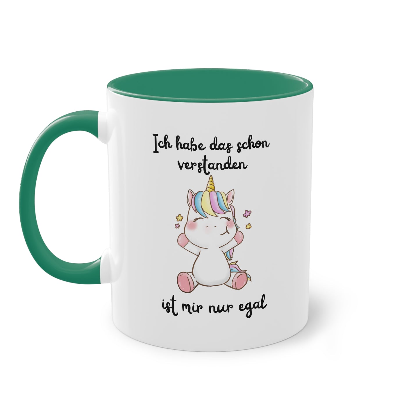 Ich habe das schon verstanden, ist mir nur egal - Zwei-Ton-Tasse