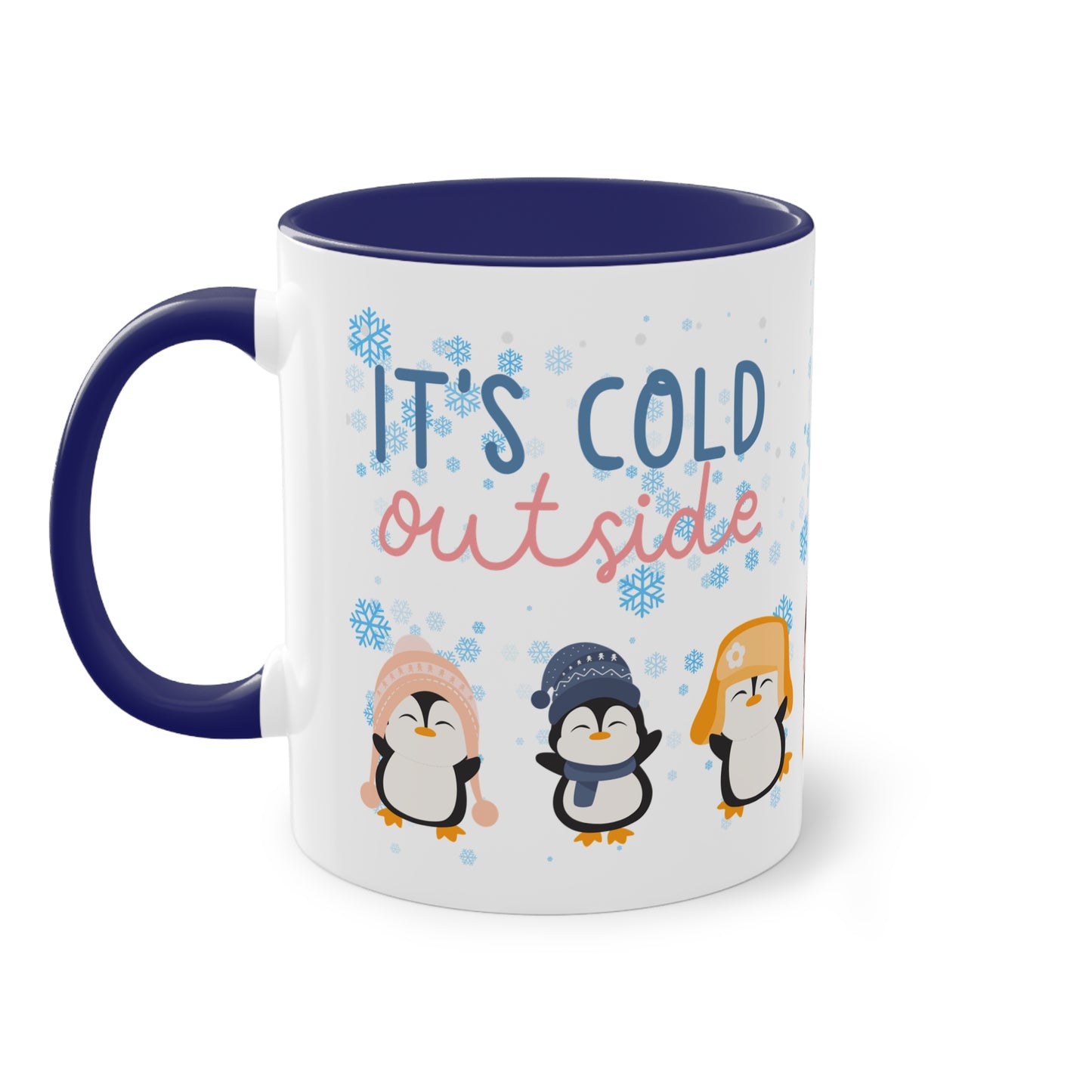 It´s cold outside - Zwei-Ton-Kaffeetasse