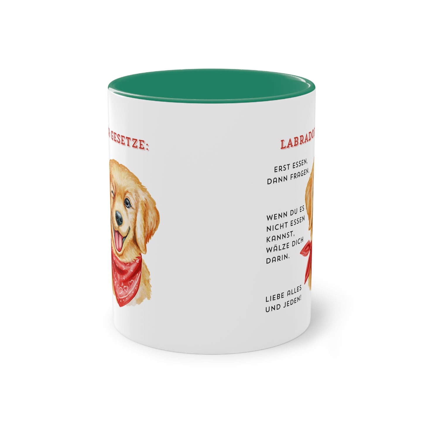 Labrador Gesetze - Zwei-Ton-Kaffeetasse