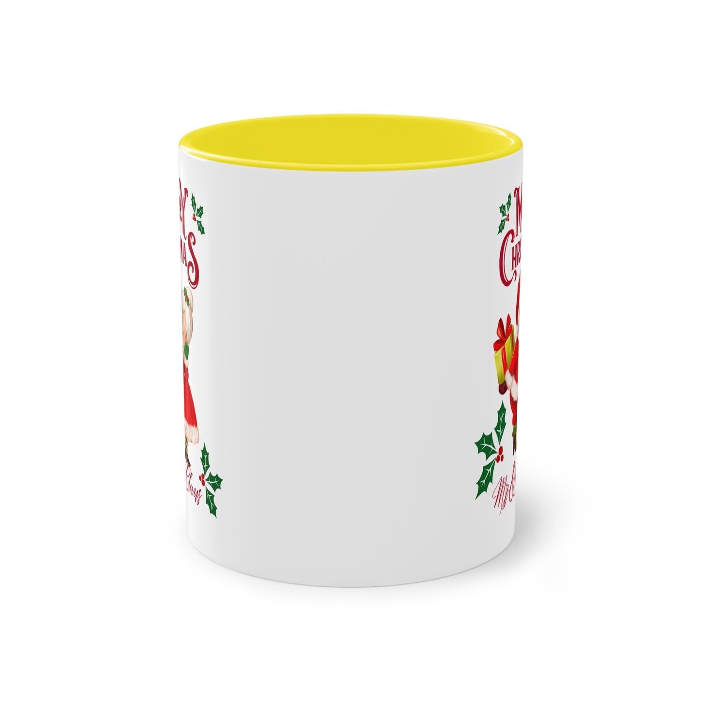 Merry Christmas Mr. & Mrs. Claus - Zwei-Ton-Kaffeetasse