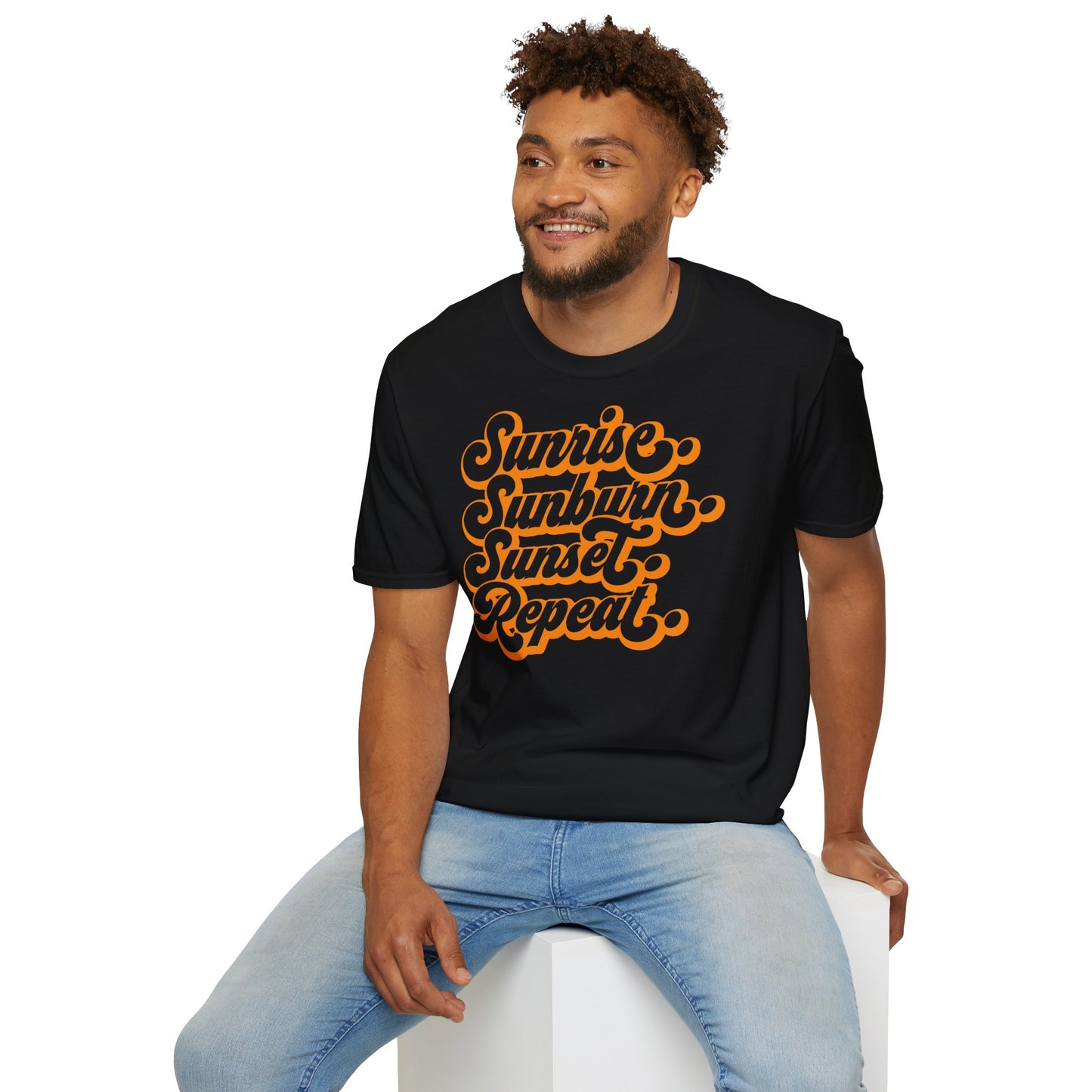 Sunrise, Sunburn, Sunset - Unisex Softstyle T-Shirt