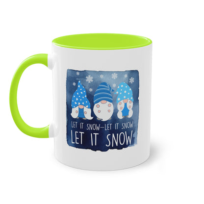 Let it snow! Let it snow! Let it snow! - Zwei-Ton-Kaffeetasse