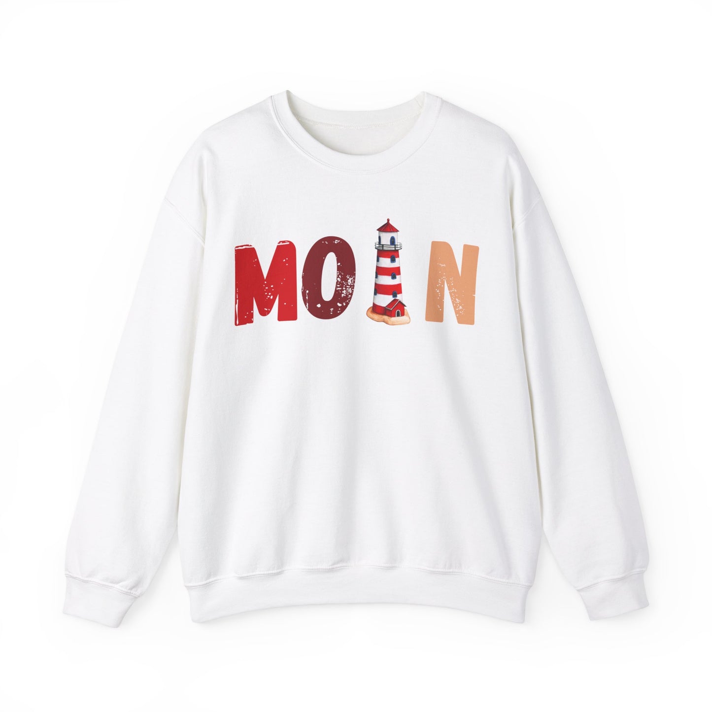 Unisex Sweatshirt -  Moin mit Leuchtturm