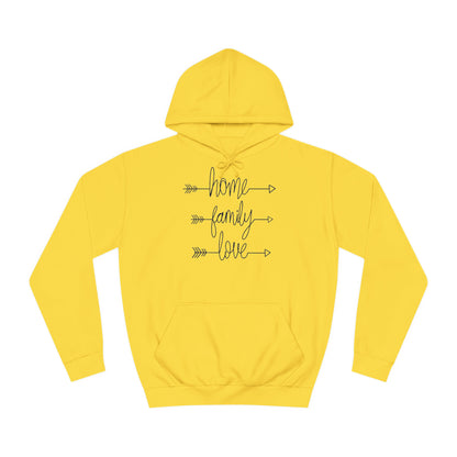 Unisex Hoodie - Home, Love