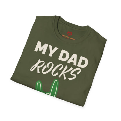 My Dad rocks - Unisex Softstyle T-Shirt