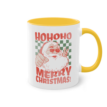 Hoho Merry Christmas - Zwei-Ton-Kaffeetasse