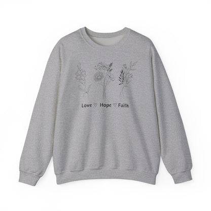 Love, Hope, Faith - Sweatshirt