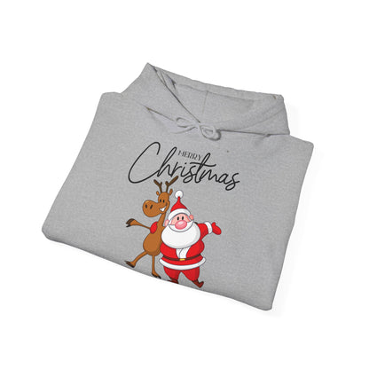 Merry Christmas Rentier und Santa - Hoodie