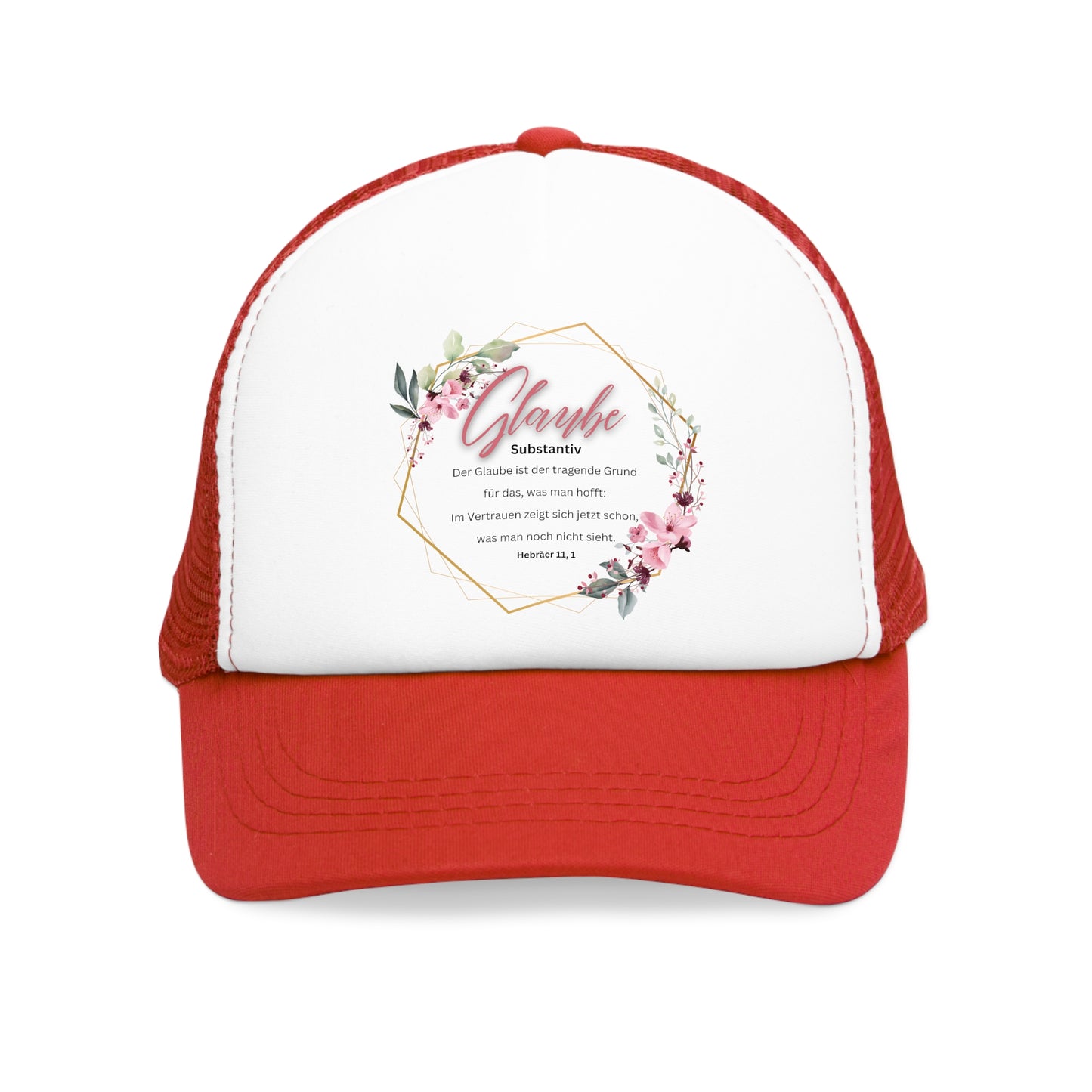 Glaube Substantiv (rosa) - Mesh Cap