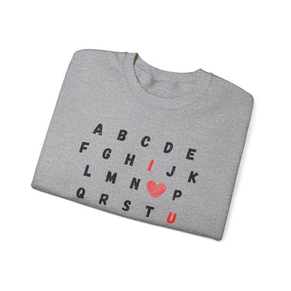 Unisex Sweatshirt -  I love you