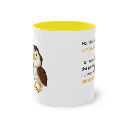 Natürlich bin ich gut gelaunt - Zwei-Ton-Kaffeetasse