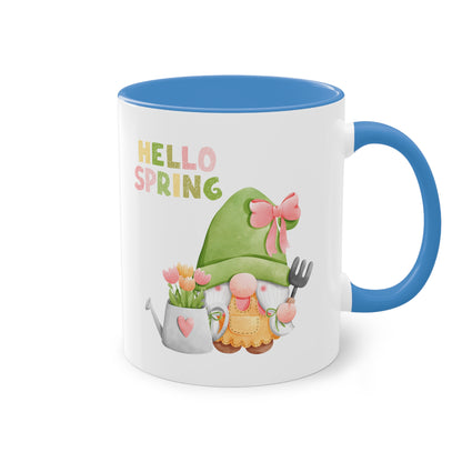 Hello Spring - Zwei-Ton-Kaffeetasse