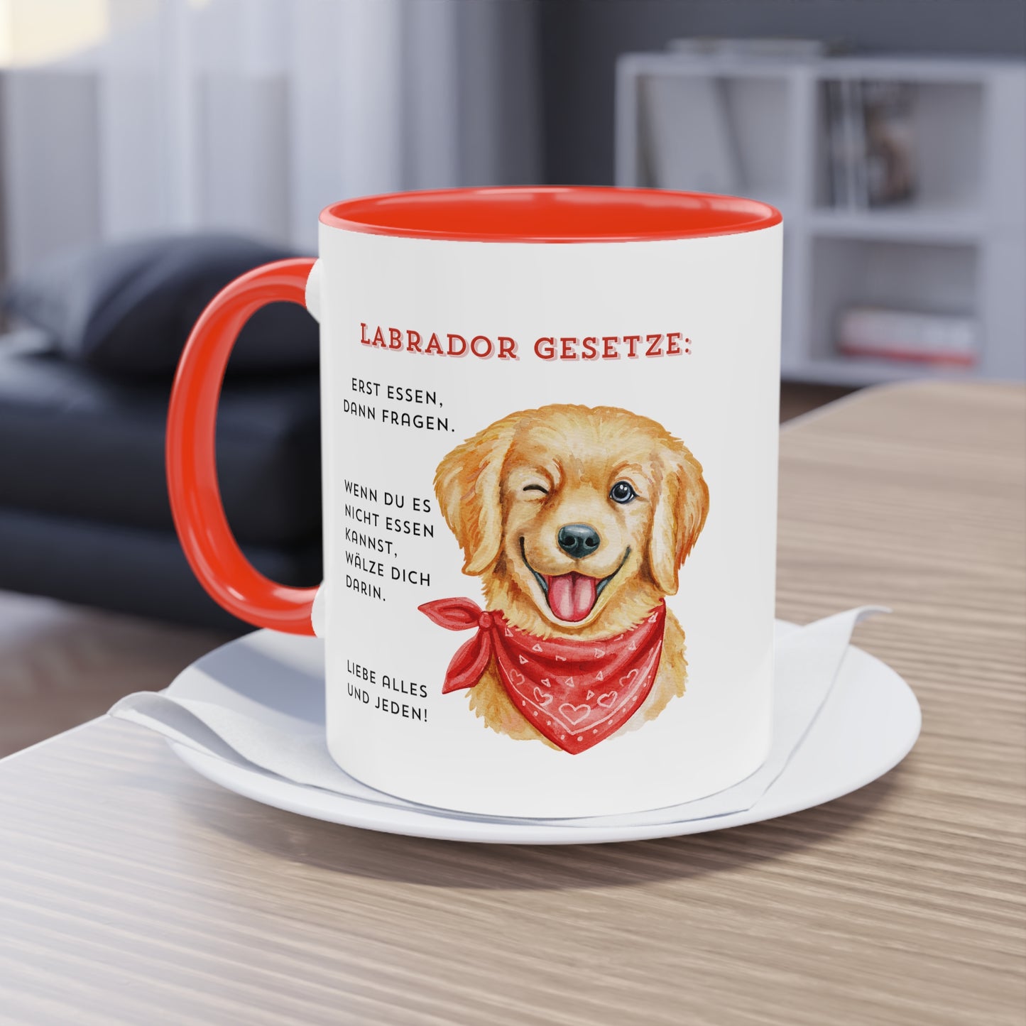 Labrador Gesetze - Zwei-Ton-Kaffeetasse