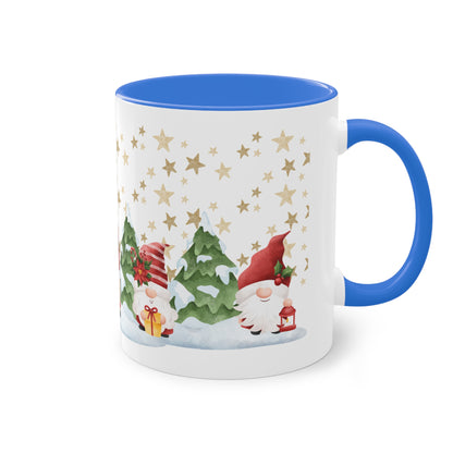 Wichtel, merry Christmas! - Zwei-Ton-Kaffeetasse