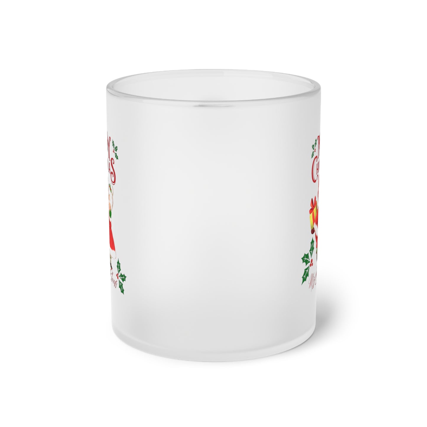 Merry Christmas, Mr. & Mrs. Claus - Milchglas Tasse