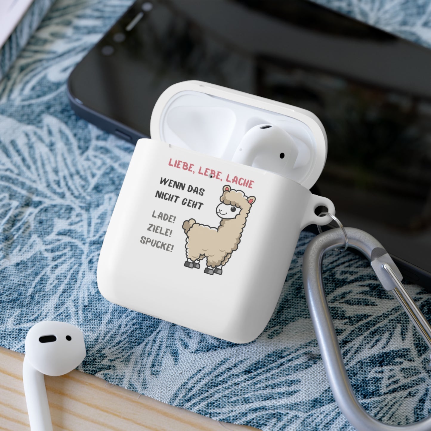 Lebe, liebe, lache - AirPods und AirPods Pro Case Cover