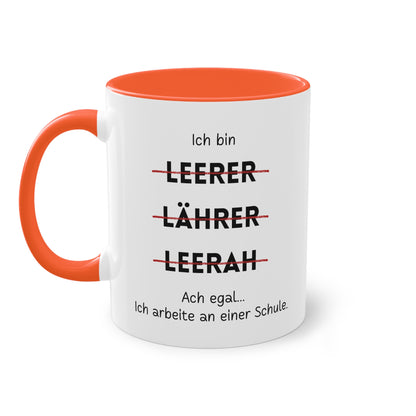 Ich bin Lehrer - Zwei-Ton-Tasse