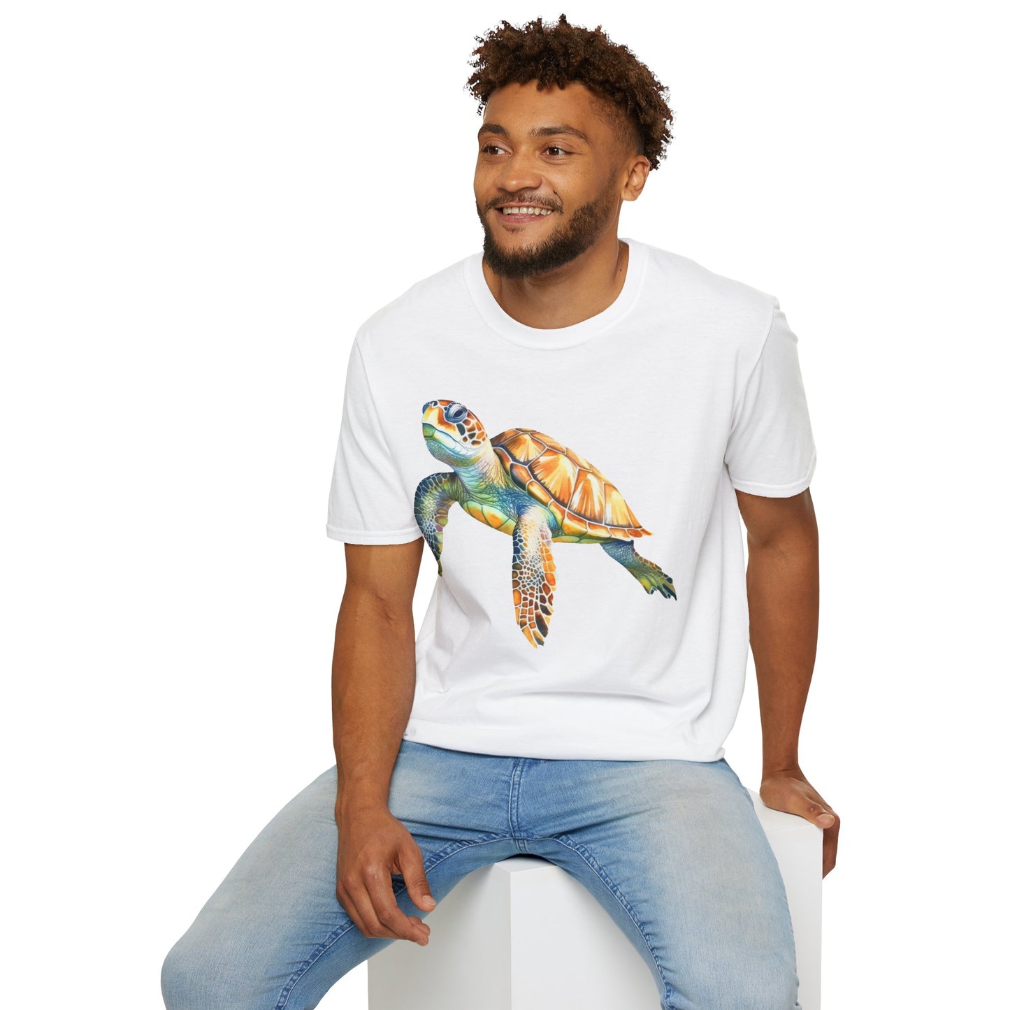 Schildkröte (2) - Unisex Softstyle T-Shirt