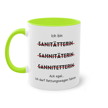Ich bin Sanitäterin - Zwei-Ton-Tasse