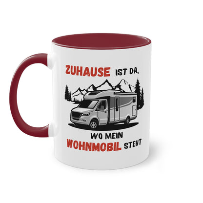 Zuhause ist da, wo mein Wohnmobil steht - Zwei-Ton-Tasse