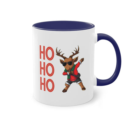 Ho ho ho Rentier  - Zwei-Ton-Kaffeetasse