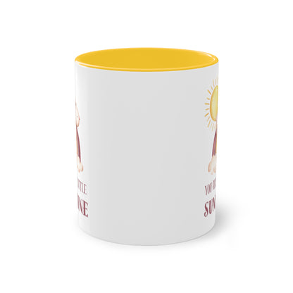 You are my little sunshine - Zwei-Ton-Kaffeetasse