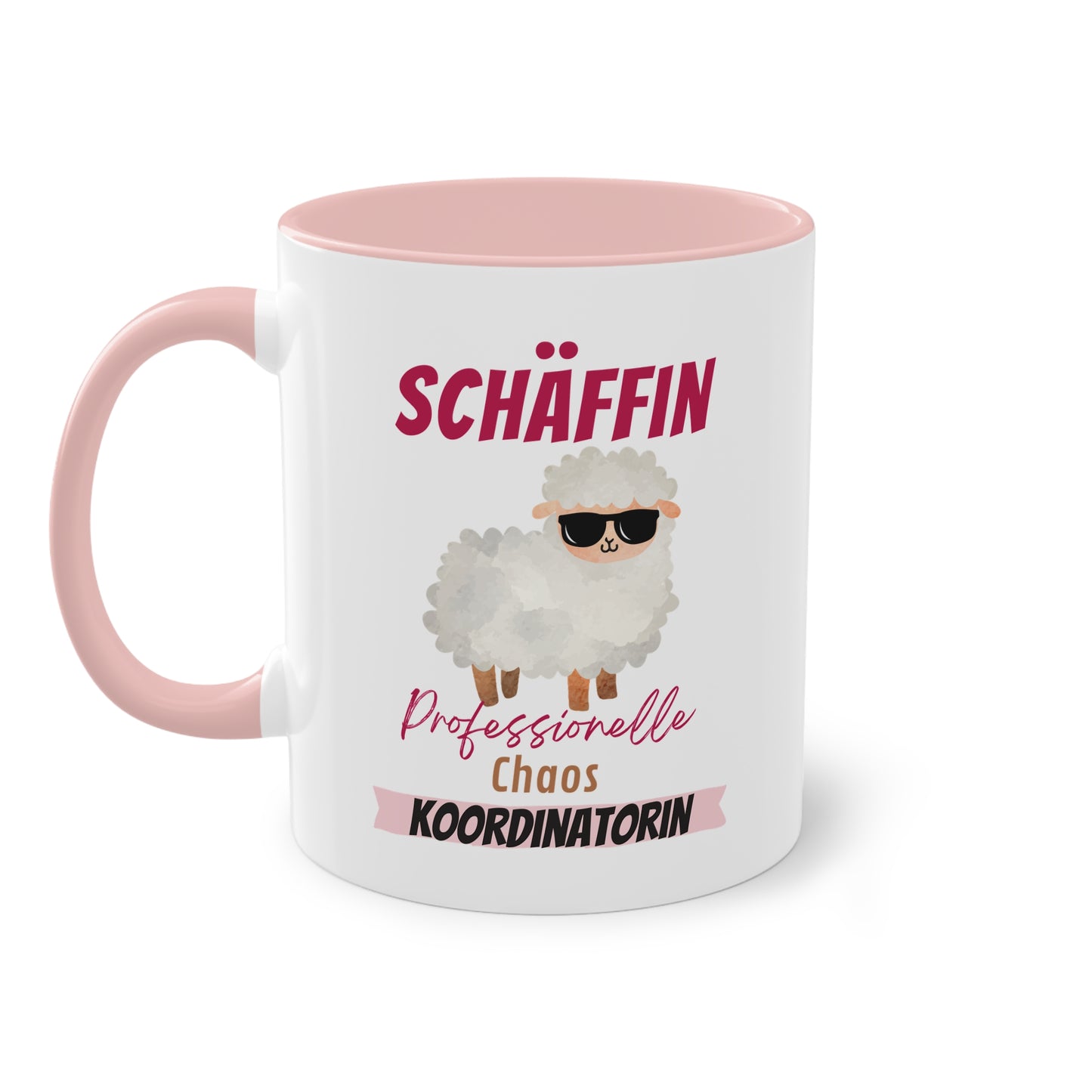 Schäffin professionelle Chaos Koordinatorin - Zwei-Ton-Tasse