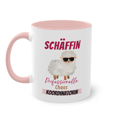 Schäffin professionelle Chaos Koordinatorin - Zwei-Ton-Tasse