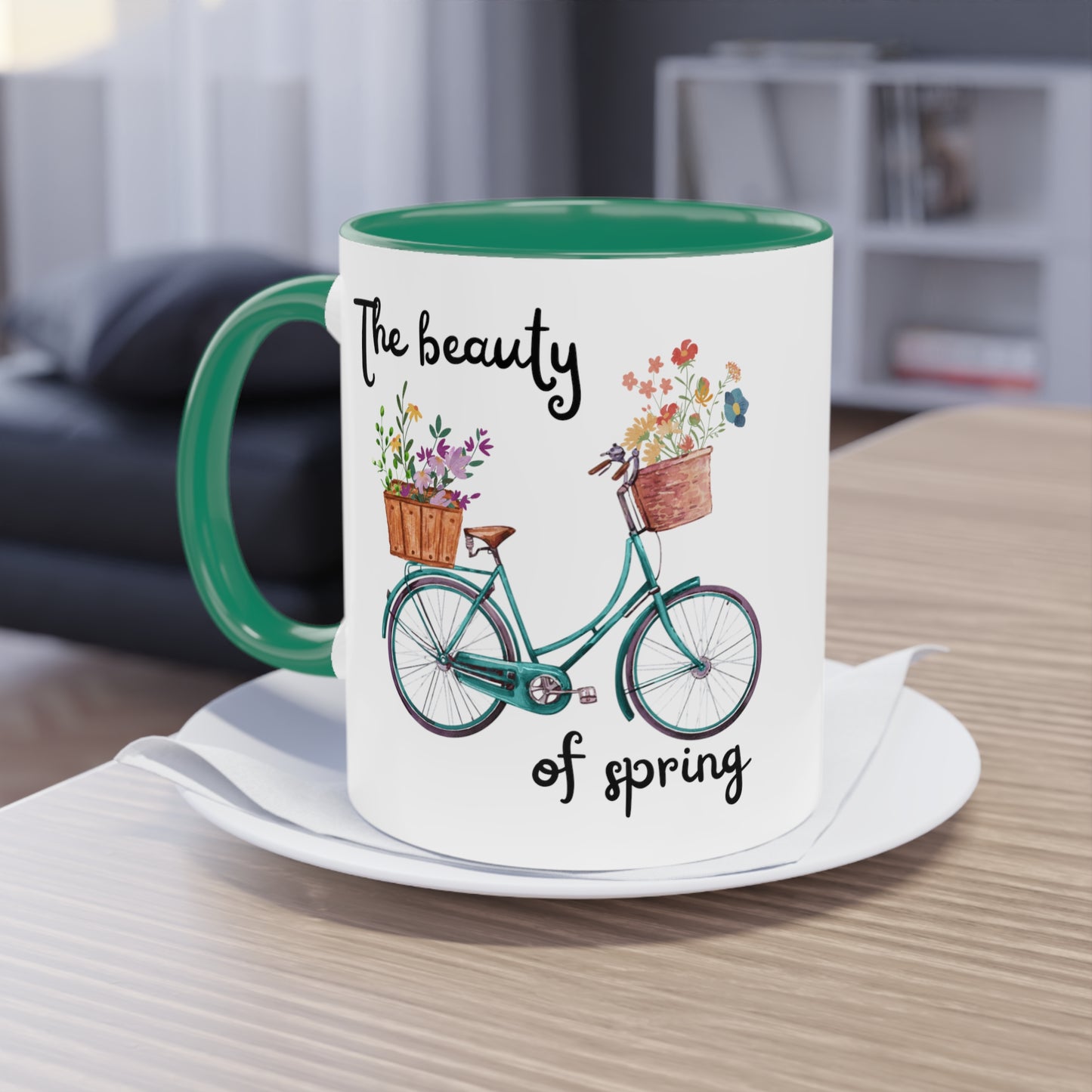 The beauty of spring - Zwei-Ton-Kaffeetasse