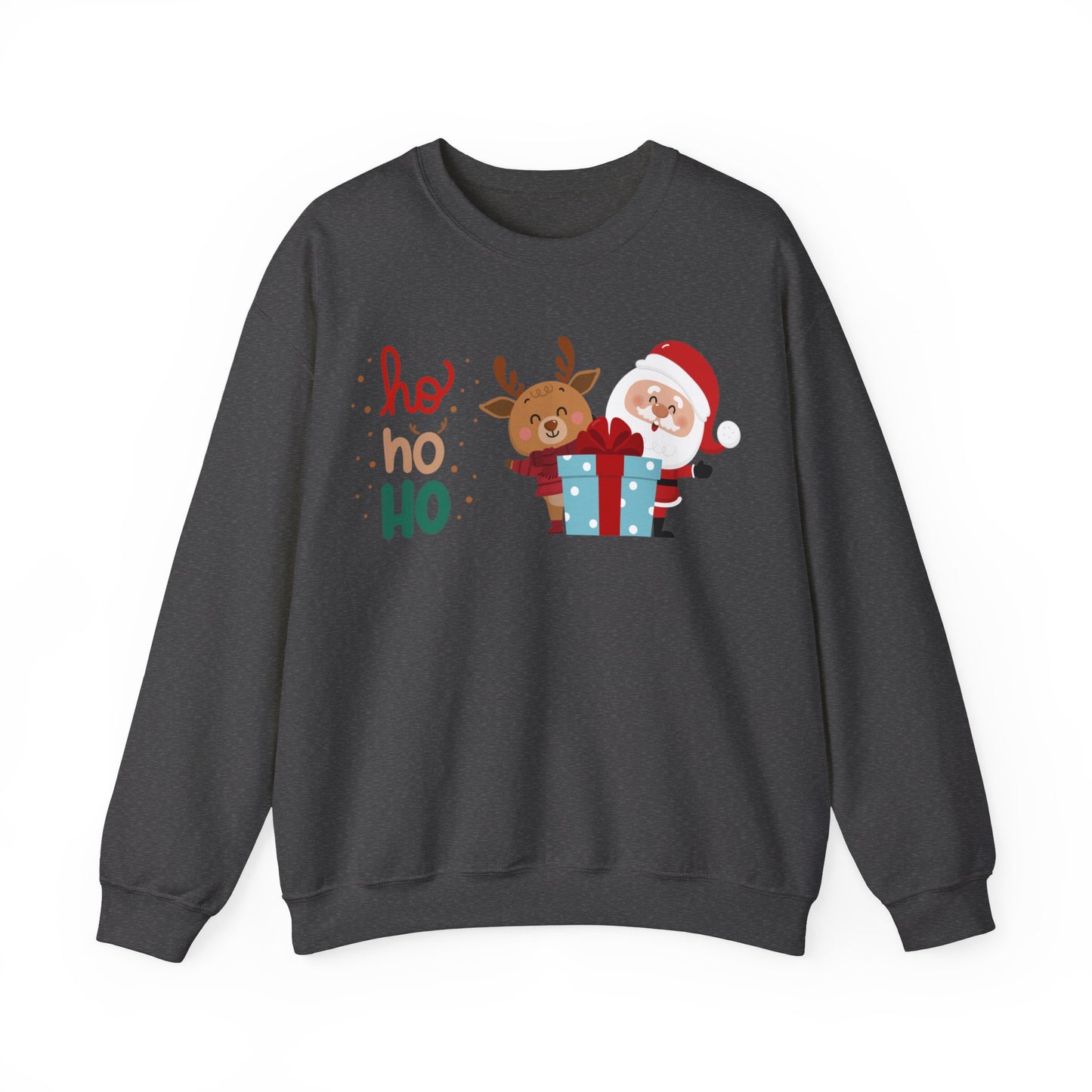 Ho ho ho Rentier und Santa  - Unisex Sweatshirt