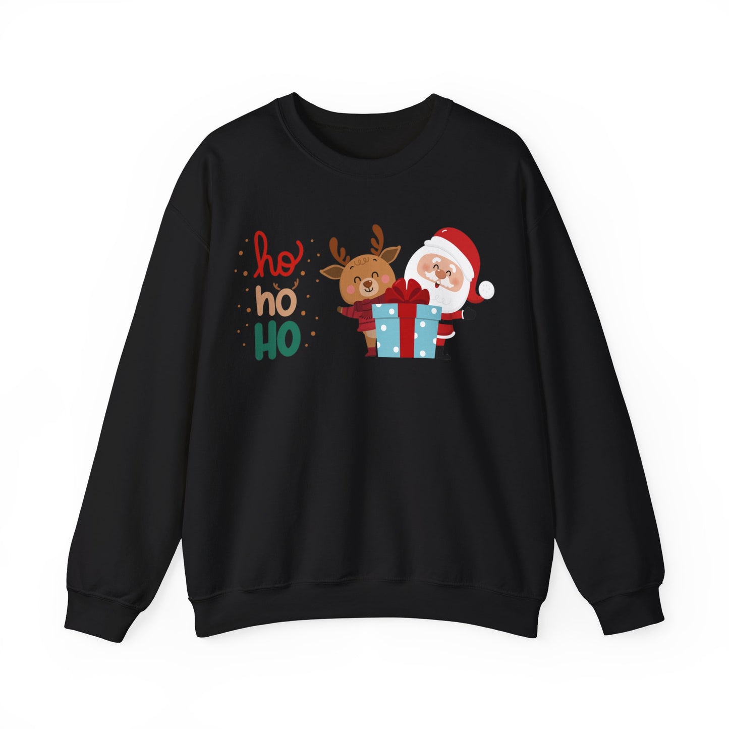 Ho ho ho Rentier und Santa  - Unisex Sweatshirt