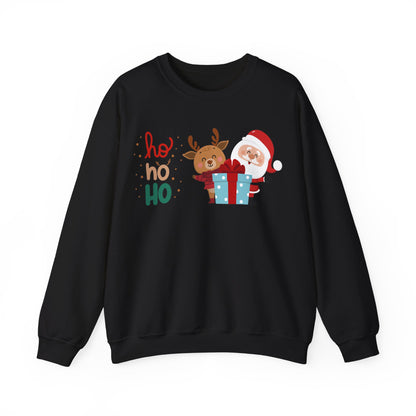 Ho ho ho Rentier und Santa  - Unisex Sweatshirt