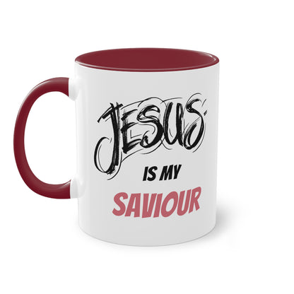 Jesus is my saviour - Zwei-Ton-Kaffeetasse