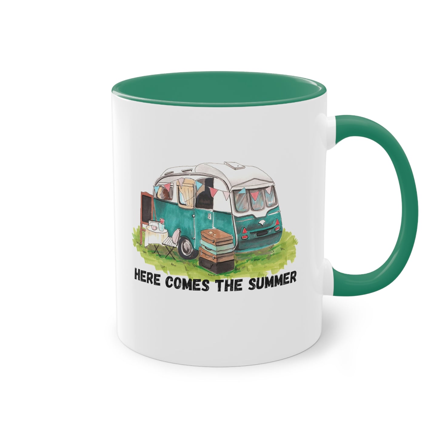 Here comes the summer - Zwei-Ton-Kaffeetasse