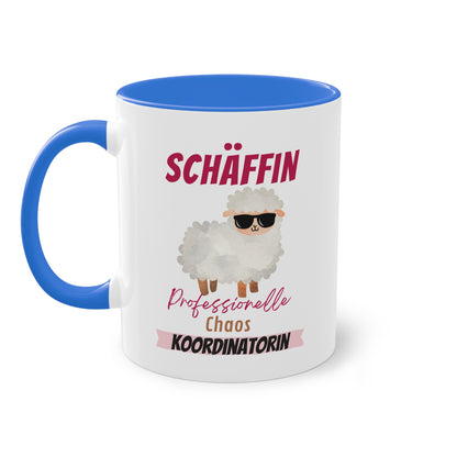 Schäffin professionelle Chaos Koordinatorin - Zwei-Ton-Tasse