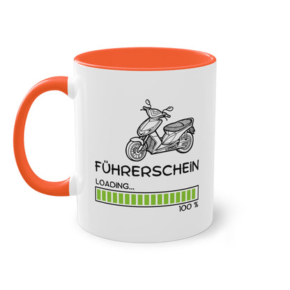 Roller/Mofa Führerschein loading - Zwei-Ton-Tasse