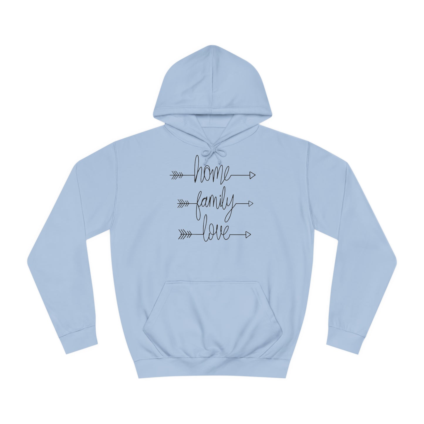 Unisex Hoodie - Home, Love