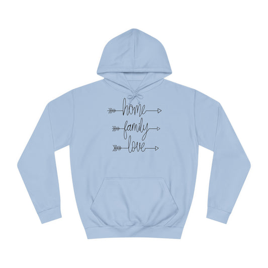 Unisex Hoodie - Home, Love