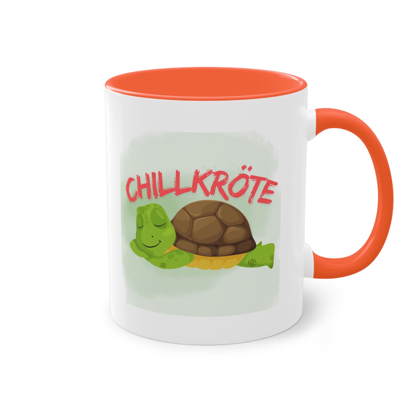 Chillkröte - Zwei-Ton-Kaffeetasse