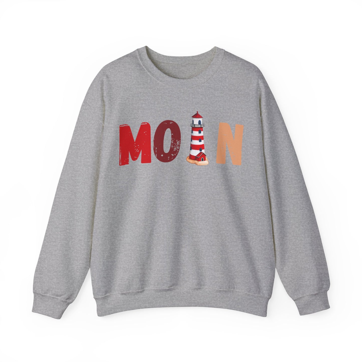 Unisex Sweatshirt -  Moin mit Leuchtturm