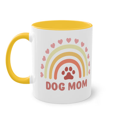 Dog Mom - Zwei-Ton-Kaffeetasse