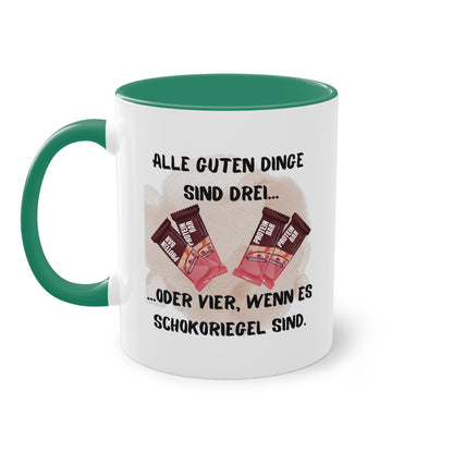 Alle guten Dinge sind 3... - Zwei-Ton-Kaffeetasse