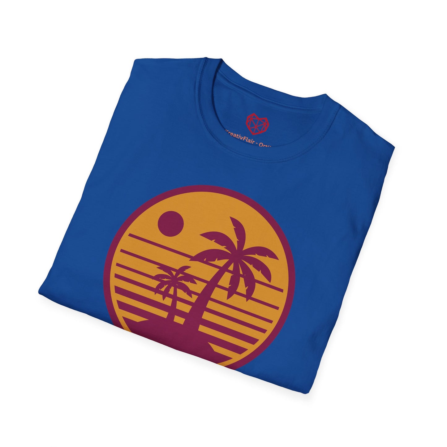 Sonne und Palmen - Unisex Softstyle T-Shirt