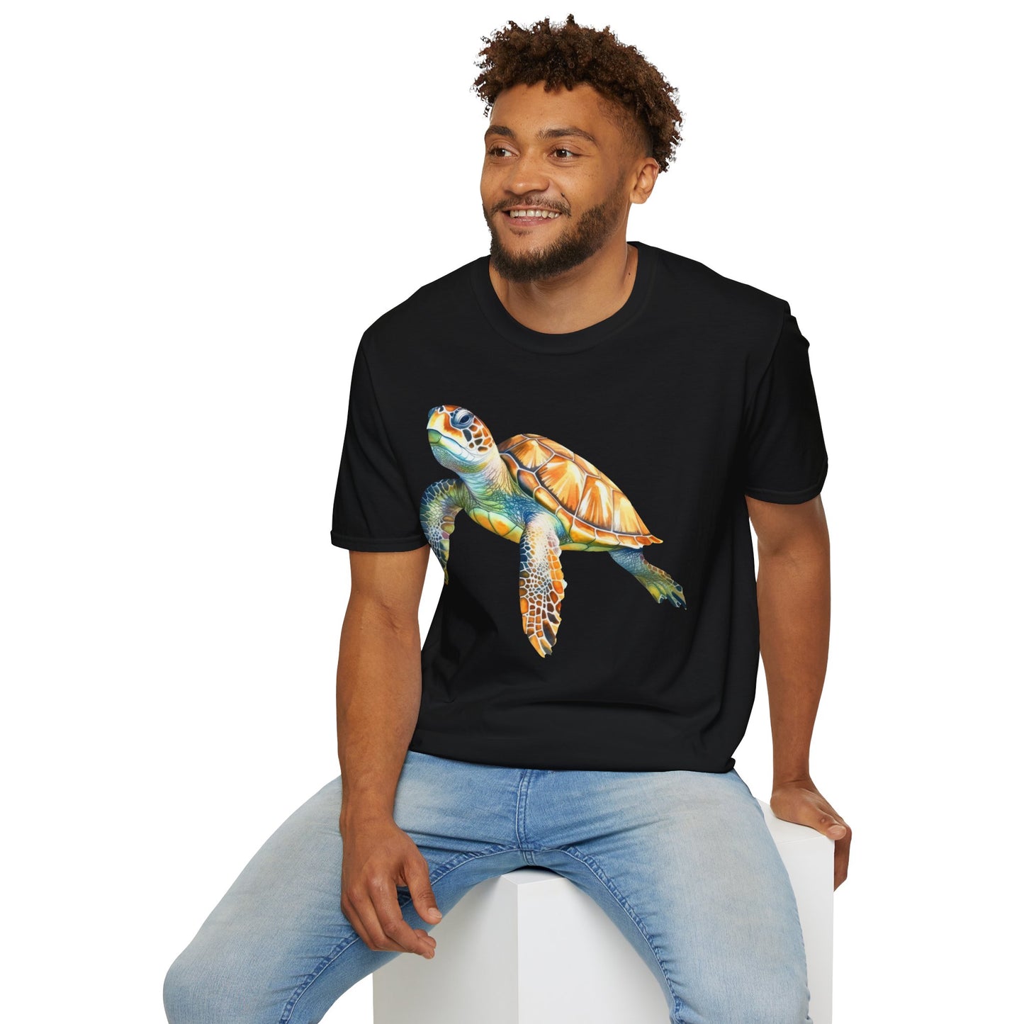 Schildkröte (2) - Unisex Softstyle T-Shirt