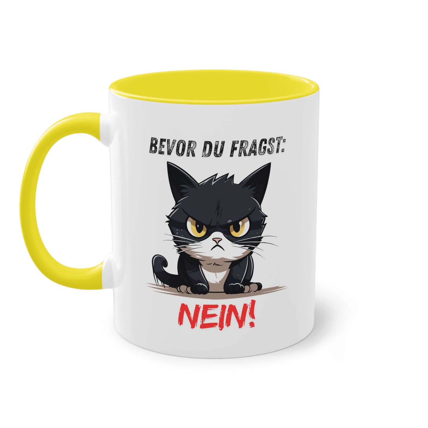 Bevor Du fragst: Nein! - Zwei-Ton-Kaffeetasse