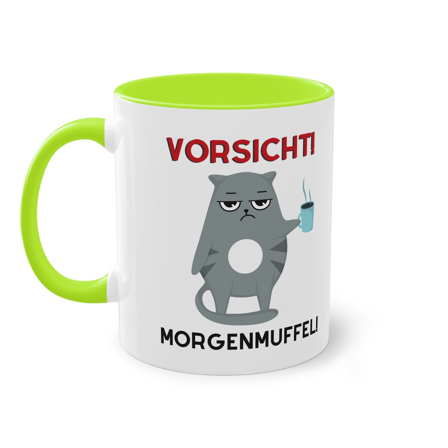 Vorsicht Morgenmuffel - Zwei-Ton-Tasse